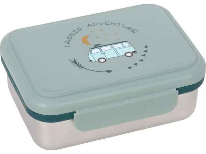 LÄSSIG KIDS LÄSSIG Lunchbox Stainless Steel Adventure bus (Varianta LÄSSIG Lunchbox Stainless Steel Adventure bus)
