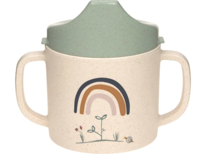 LÄSSIG BABIES LÄSSIG Sippy Cup PP/Cellulose 2024 Garden Explorer (Varianta Sippy Cup PP/Cellulose 2023 Tiny Farmer Sheep/Goose blue)
