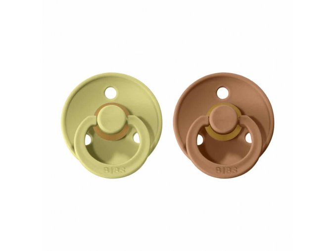 BIBS Colour cumliky z prirodneho kaucuku 2ks ChocolateSand