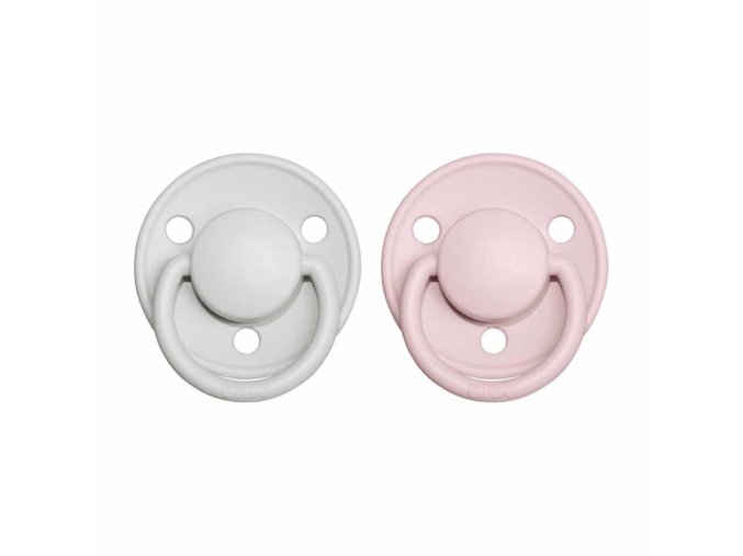BIBS De Lux cumliky z prirodneho kaucuku silikonu 2ks Haze Blossom