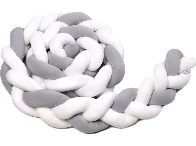 pleteny mantinel white grey