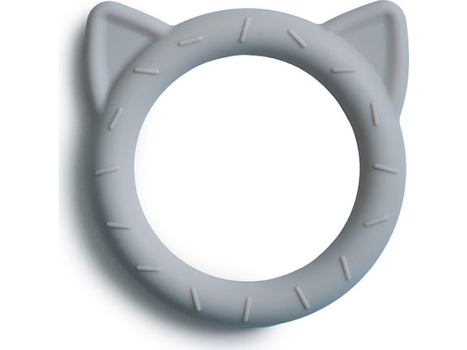 Mushie silikonove hryzatko CAT Stone