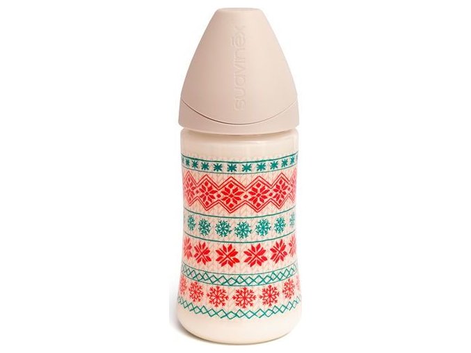SUAVINEX | LÁHEV 270 ml Kulatá savička 3-poziční - kolekce WINTER