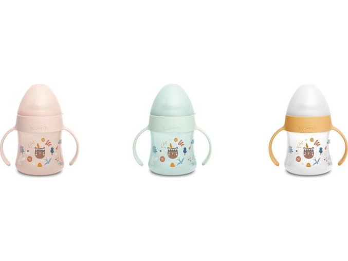 SUAVINEX | První láhev s oušky FOREST 150 ml - oranžová (Varianta LÁHEV FOREST PRVNÍ S OUŠKY 150 ml - ZELENÁ)