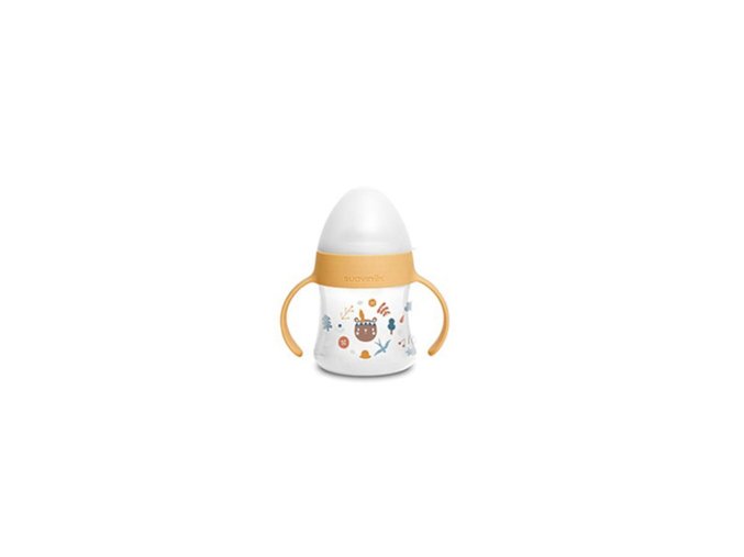 SUAVINEX | První láhev s oušky FOREST 150 ml - oranžová (Varianta LÁHEV FOREST PRVNÍ S OUŠKY 150 ml - ZELENÁ)