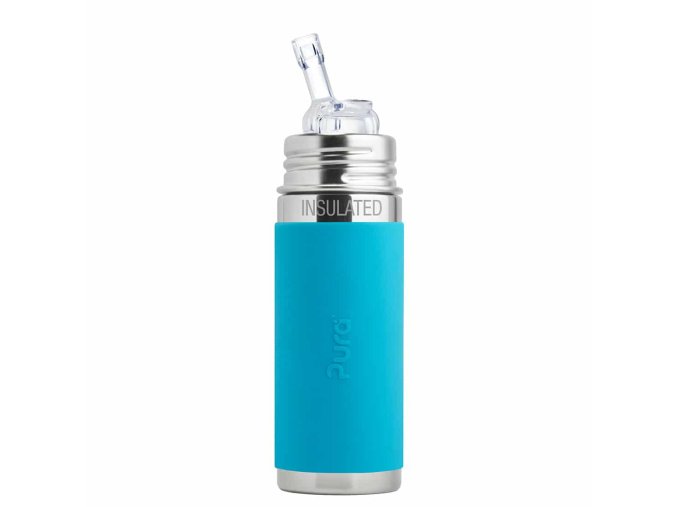 Pura® TERMO fľaša so slamkou 260ml aqua