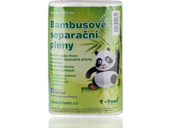 Bambusové separační pleny