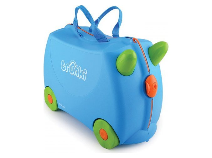 Trunki Kufřík + odrážedlo modrý Terrance