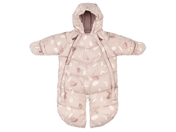 LEOKID Baby Overall Pink Forest 3 - 9 měsíců