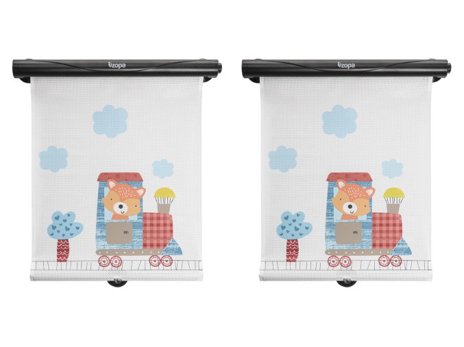 ZOPA Sluneční clona do auta rolovací (Varianta Fox)