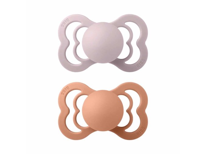 BIBS Supreme cumliky z prirodneho kaucuku zo silikonu 2ks PinkPlumPeach