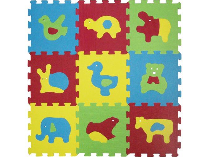 Ludi Puzzle pěnové 84x84 cm zvířátka Basic