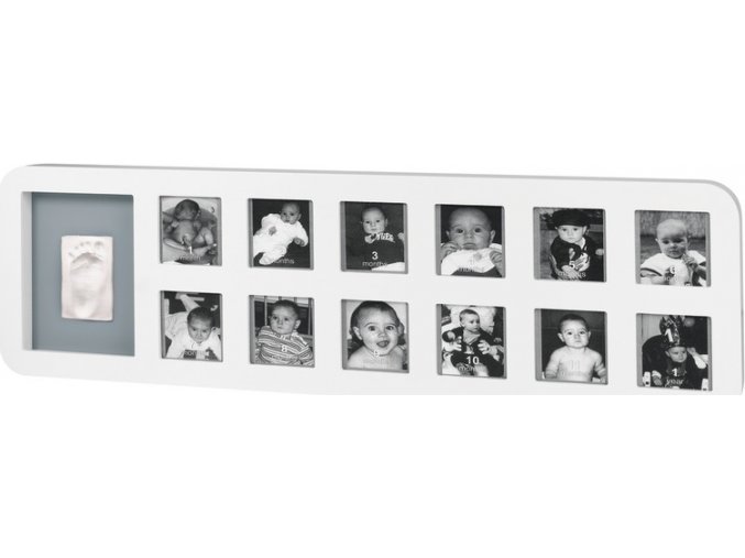 Baby Art Rámeček My First Year Print Frame White / Grey