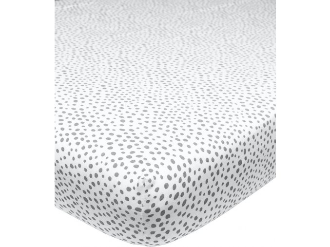 Žerzejové prostěradlo 60x120 - Cheetah grey