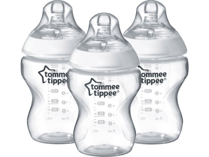 Tommee Tippee Kojenecká láhev C2N 260ml, 0m+, 2+1 zdarma