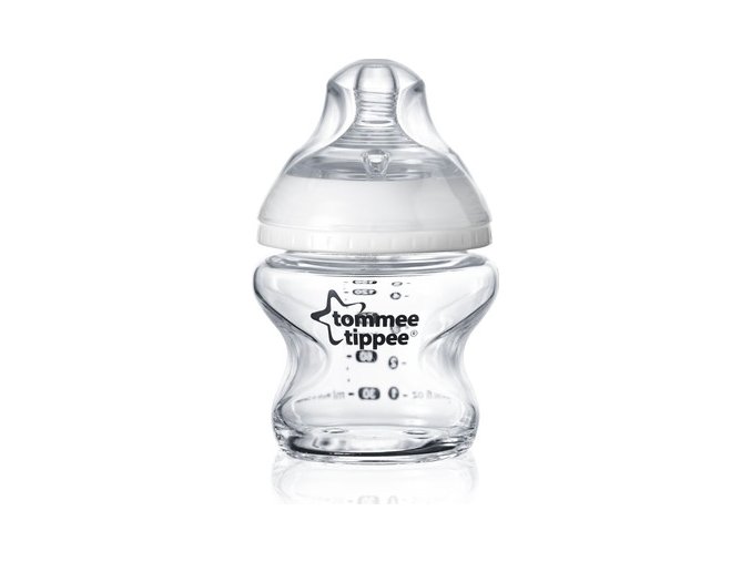 Tommee Tippee Kojenecká láhev C2N 150ml skleněná, 0m+