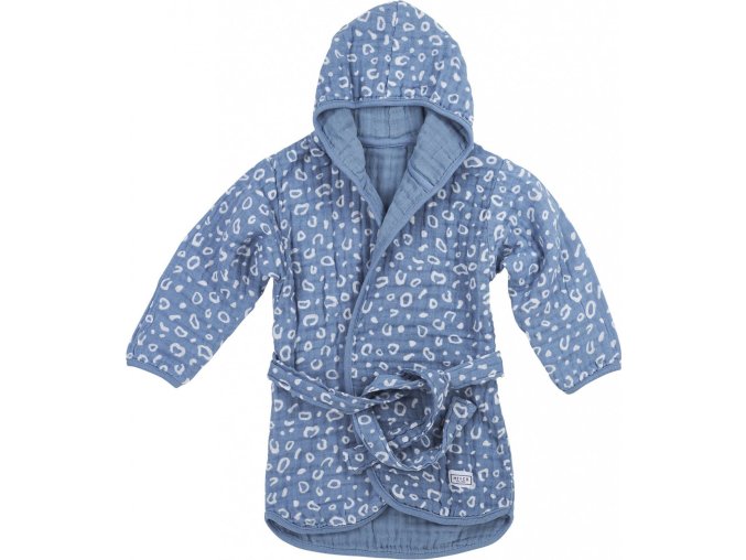 Mušelínový župánek Bubbles denim