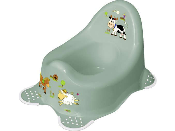 KEEEPER Dětský nočník "Funny Farm" (Varianta Zelená)