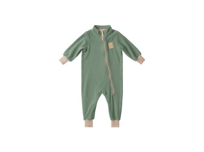 LEOKID Fleecový overal Green Shade vel. 12 - 18 měsíců (vel. 80)