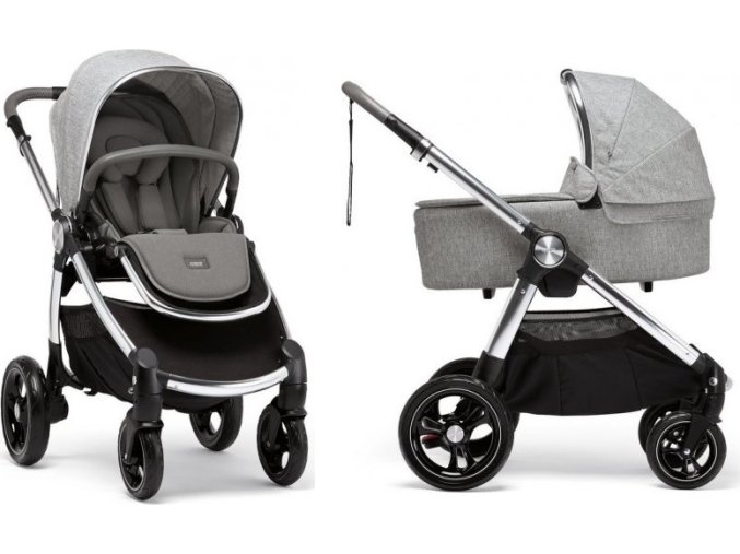 Mamas & Papas Ocarro kočárek Skyline Grey 2019 + korba  Hluboká korba zdarma