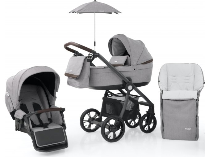 babystyle prestige3 active grey brown 6v1 barley 2022