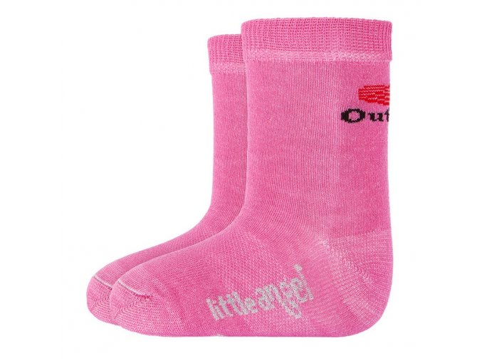 Little Angel Ponožky STYL ANGEL - Outlast® - růžová