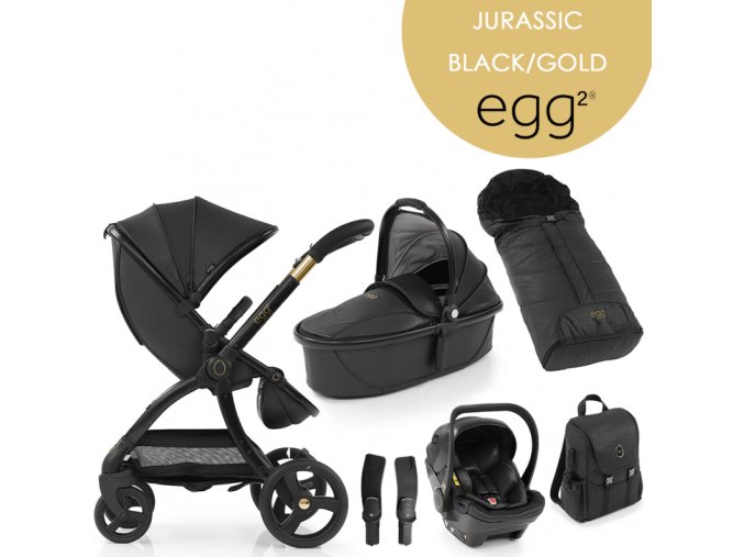 babystyle egg2 set 6 v 1 jurassic black gold limitovana edice