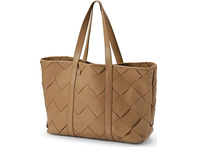 50670158139na changing bag braided caramel brown front aw22 pp