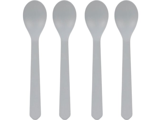 LÄSSIG BABIES LÄSSIG Spoon Set Geo 2023 grey-blue (Varianta LÄSSIG Spoon Set Geo 2023 grey-blue)