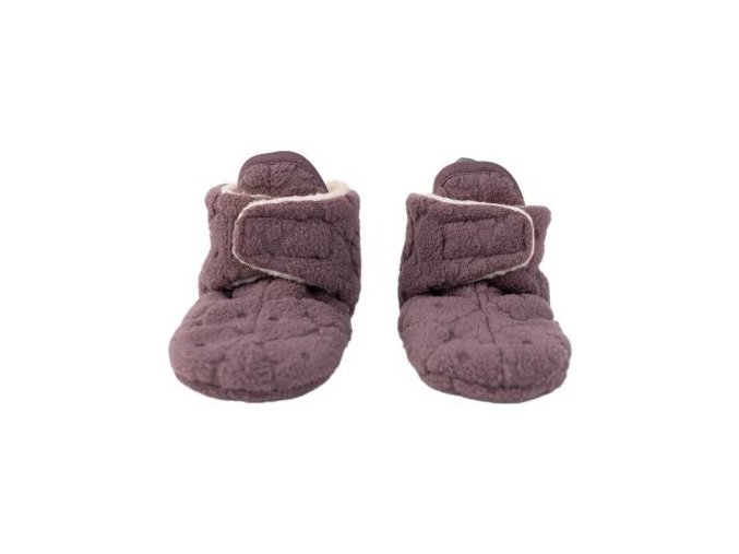 LODGER Slipper Folklore Fleece Mauve 0 - 3 měsíce