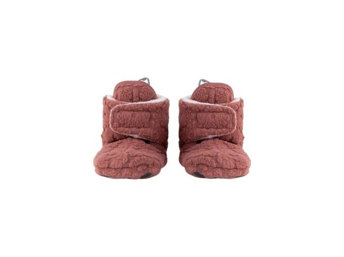 LODGER Slipper Folklore Fleece Rosewood 3 - 6 měsíců