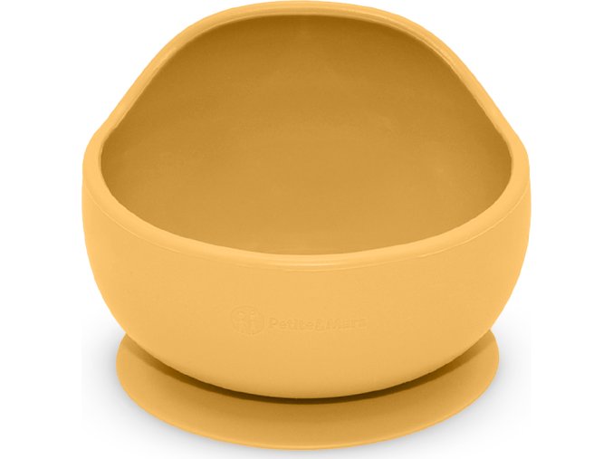 PETITEMARS PETITE&MARS Miska silikonová s přísavkou TAKE&MATCH Intense Ochre 6m+