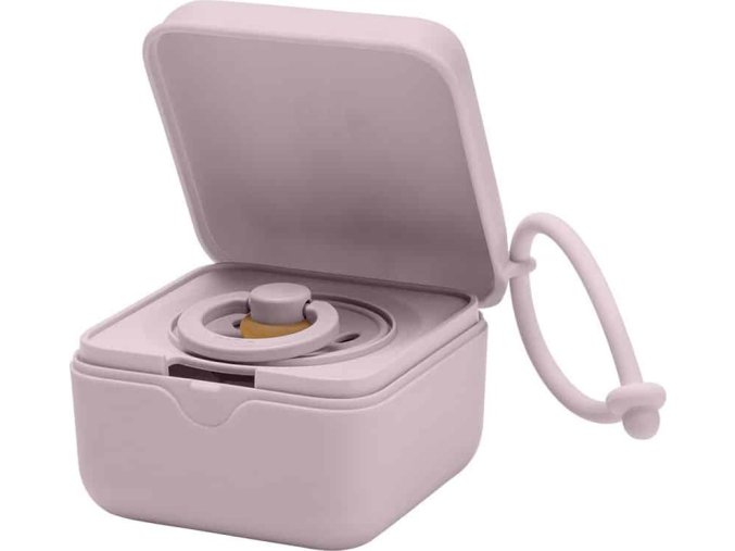 BIBS krabička na cumlíky Dusky Lilac