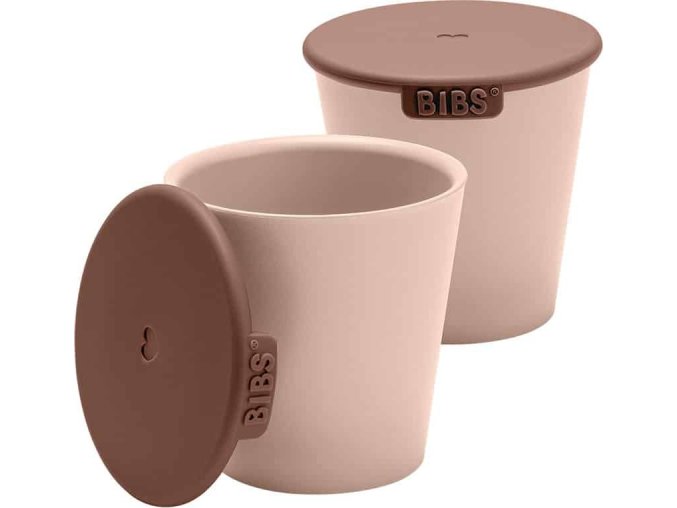 BIBS poharik s vrchnakom Blush 4310244 5713795230938