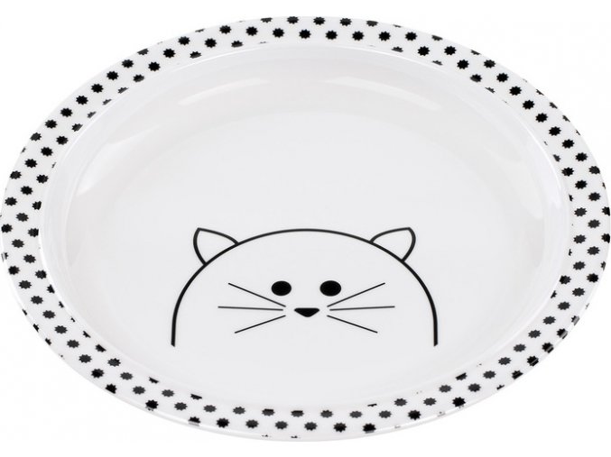 Lässig 4babies Plate with Silicone Little (Varianta Chums cat)