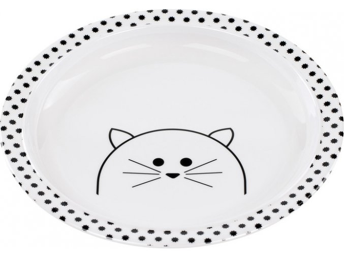 Lässig 4babies Plate with Silicone Little Chums cat