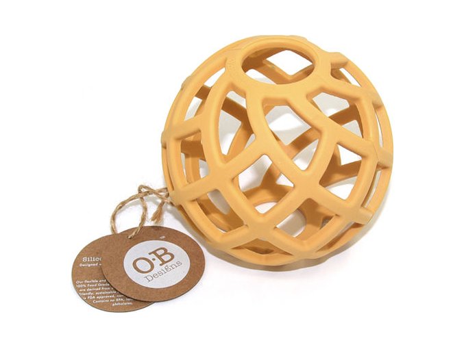 OB Designs Eco-Friendly kousací míč, Turmeric