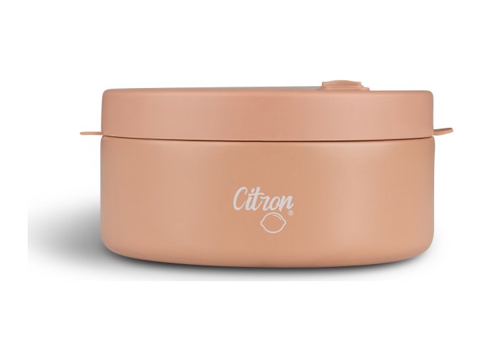 citron nerezova nadoba na jidlo 400 ml blush pink