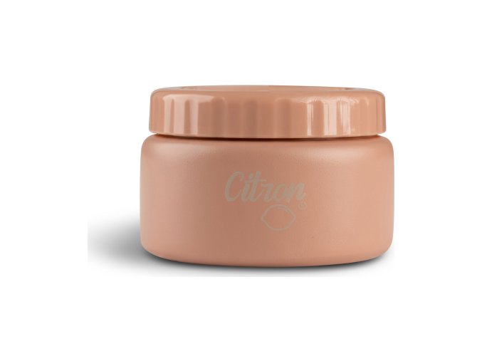 citron nerezova nadoba na jidlo 250 ml blush pink
