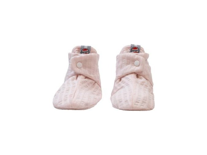 LODGER Slipper Seersucker Tan 3 - 6 měsíců