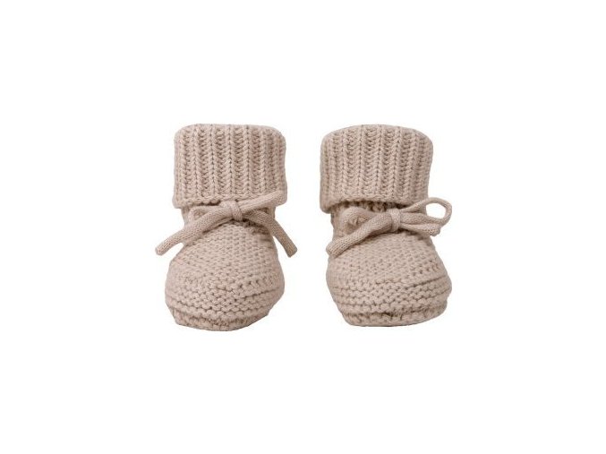 LODGER Slipper Knit Birch 0 - 6 měsíců