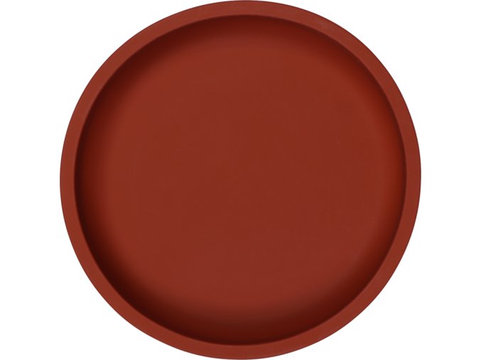 tryco silikonovy talirek kulaty dark rust