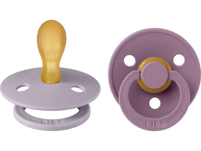 BIBS Colour symetricke cumliky z prirodneho kaucuku FossilGrey Mauve 2221422 5713795242597