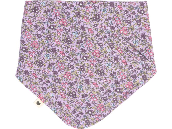 BIBS x Liberty slintacik z BIO bavlny CamomileLawn VioletSky 940412291 5713795243334