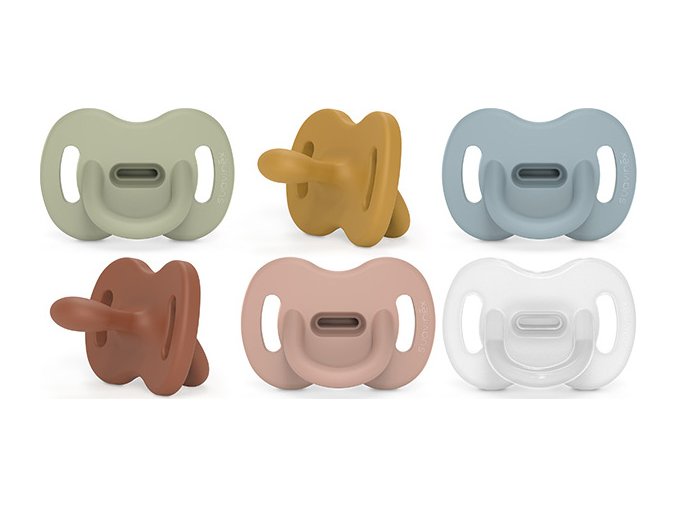 SUAVINEX | ŠIDÍTKO fyziologické SILIKON 6-18m SX PRO - COLOUR ESSENCE - okrové (Varianta SUAVINEX | ŠIDÍTKO fyziologické SILIKON 6-18m SX PRO - COLOUR ESSENCE - cihlové)