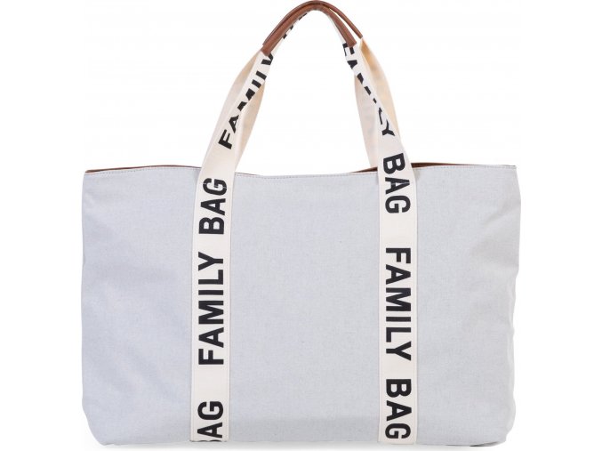 Childhome Cestovní taška Family Bag Canvas Off White