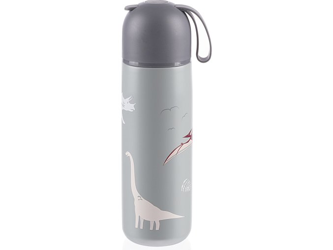 ZOPA Termoska na tekutiny se silikonovým držákem 400 ml (Varianta Dino)