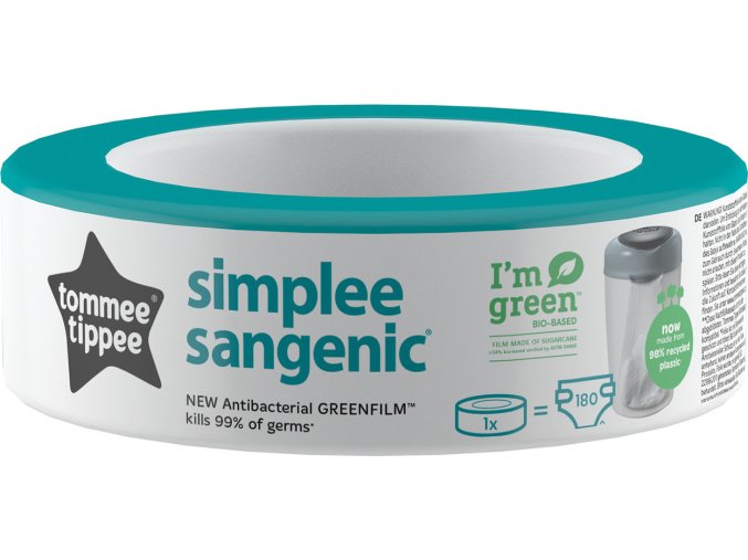 TOMMEE TIPPEE Simplee Sangenic náhradní kazeta,1 ks