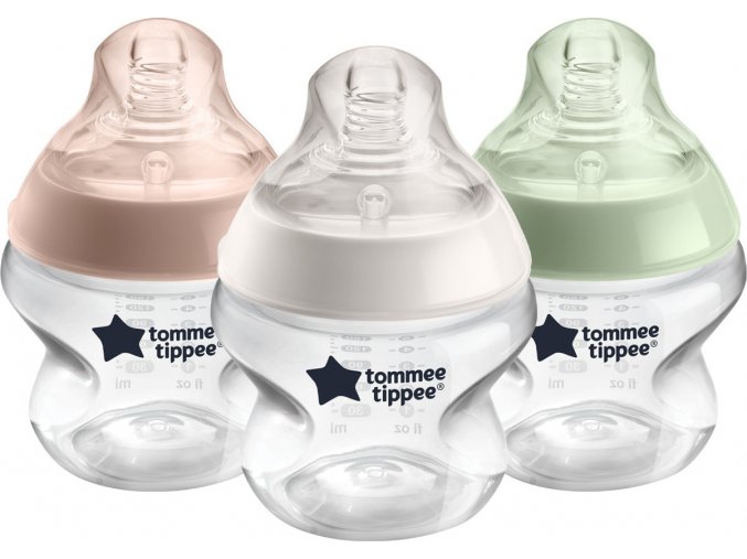 TOMMEE TIPPEE Set kojeneckých lahví,  150 ml, různé barvy, 3ks