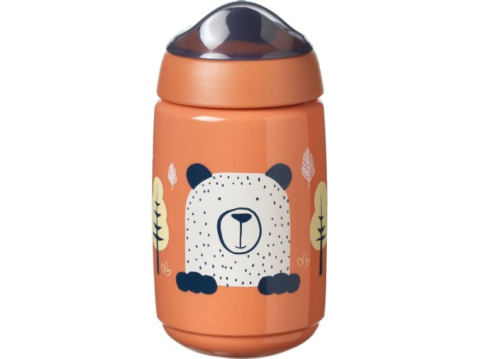 TOMMEE TIPPEE Superstar netekoucí hrnek s pítkem, 390ml,12m+ (Varianta Červená)